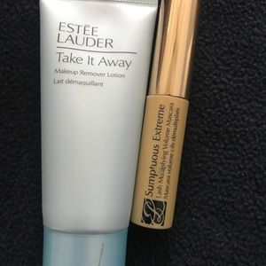 Estée Lauder mascara and cleanser